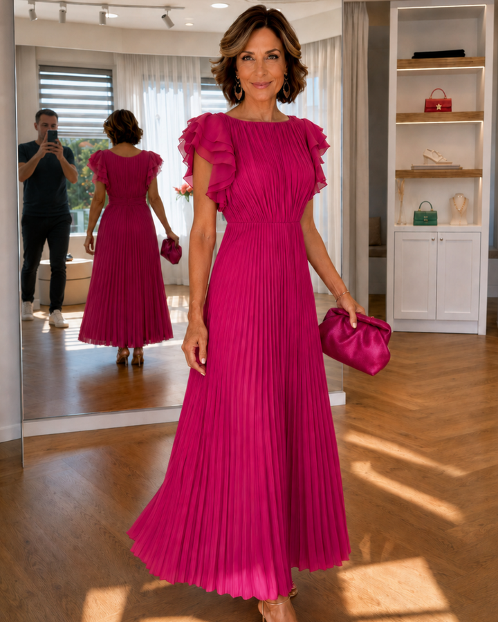Carmen | Vestido clásico plisado